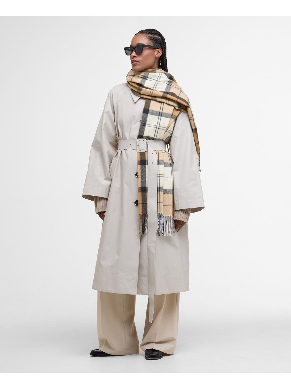 Sciarpa Barbour stanway tartan Donna - Navy