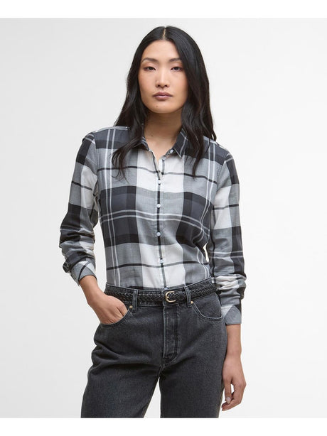 Camicia Barbour bredon Donna - Nero