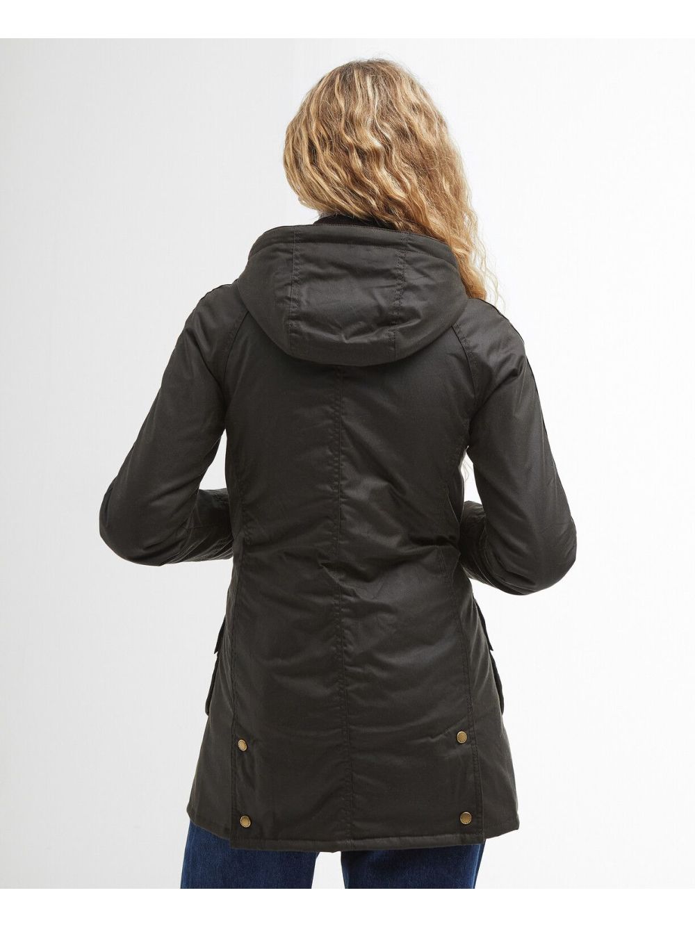 Giubbotto Barbour bower wax Donna - Oliva