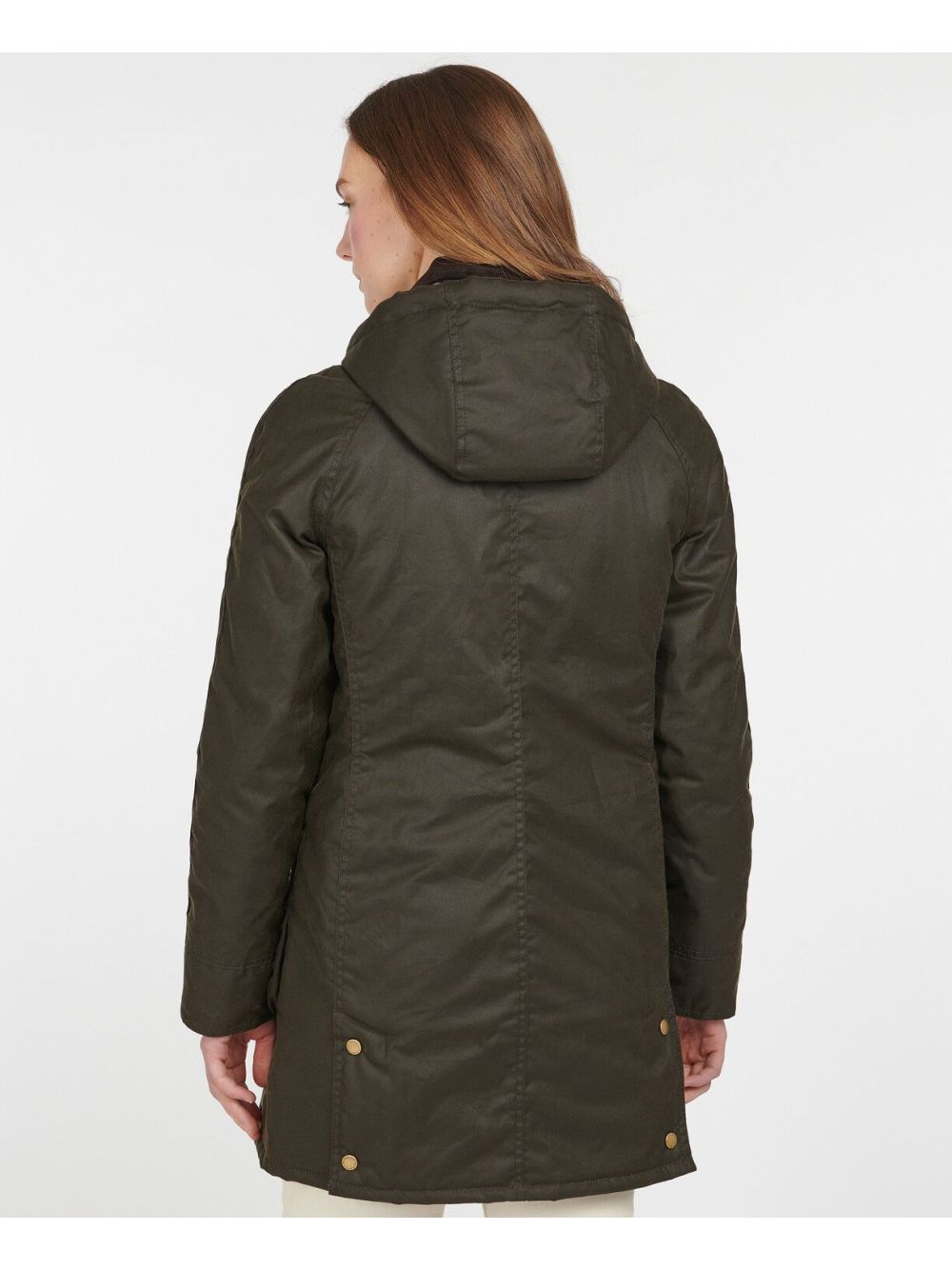 Giubbotto Barbour bower wax Donna - Oliva