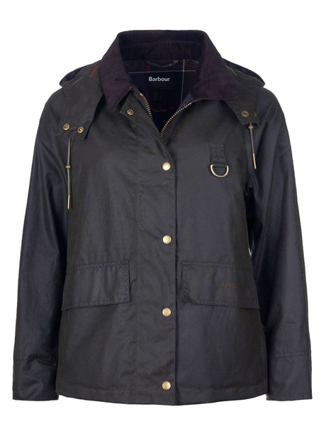 Giubbotto Barbour avon wax Donna - Oliva