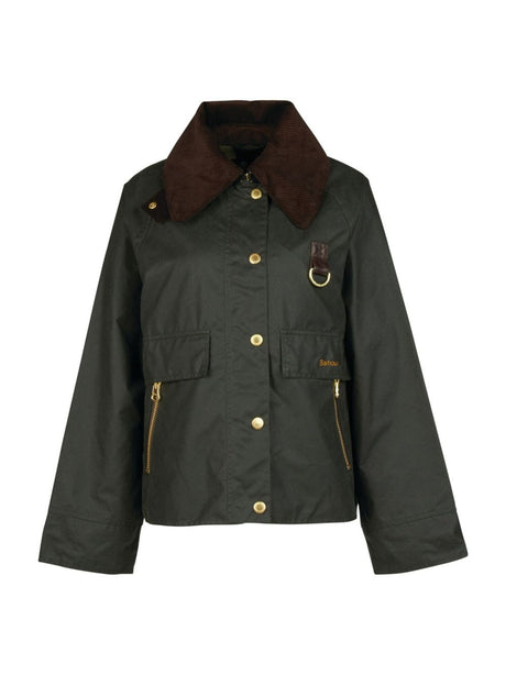 Giubbotto Barbour catton wax Donna - Marrone