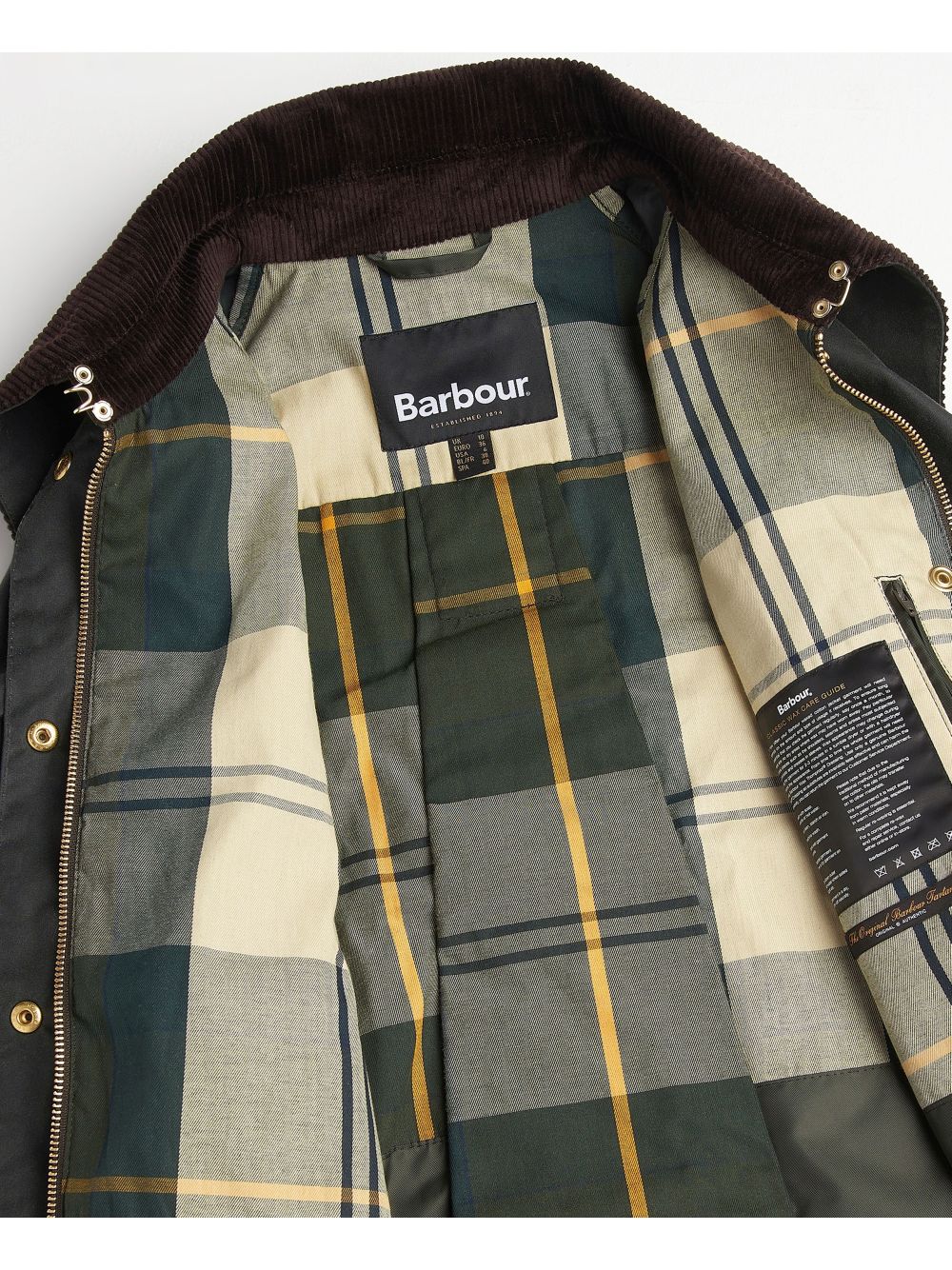 Giubbotto Barbour catton wax Donna - Marrone