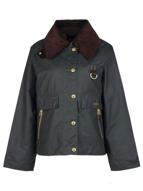 Giubbotto Barbour catton wax Donna - Marrone