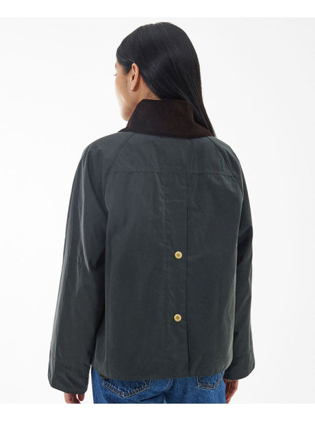 Giubbotto Barbour catton wax Donna - Marrone
