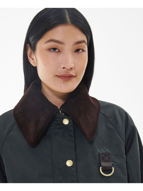 Giubbotto Barbour catton wax Donna - Marrone