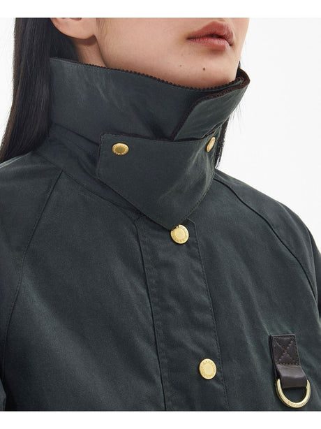 Giubbotto Barbour catton wax Donna - Marrone