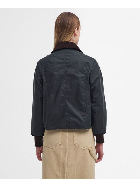 Giubbotto Barbour cropped beadnell Donna - Marrone