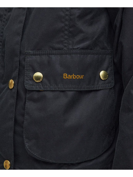 Giubbotto Barbour cropped beadnell Donna - Marrone
