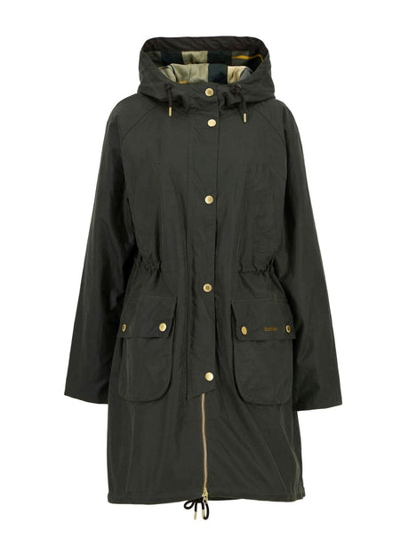 Parka Barbour marcy wax Donna - Verde