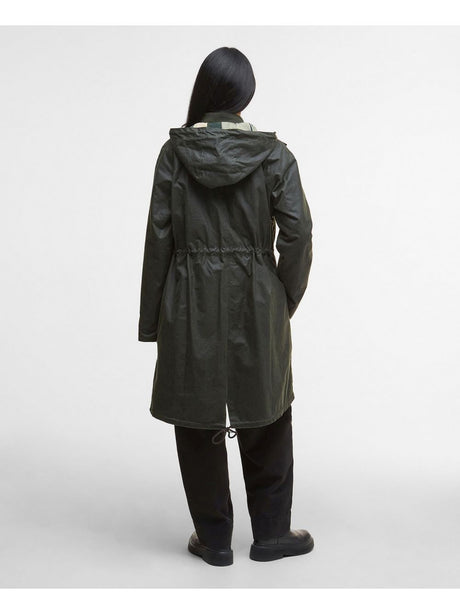 Parka Barbour marcy wax Donna - Verde