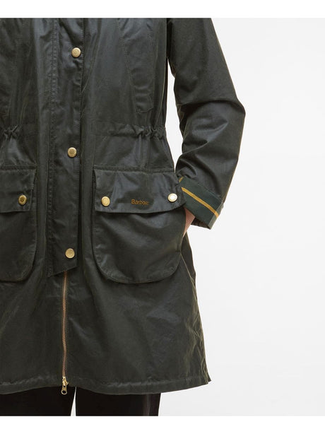 Parka Barbour marcy wax Donna - Verde