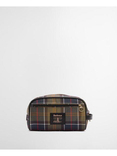 Borsa Pochette Barbour tartan washbag Unisex - Multicolore