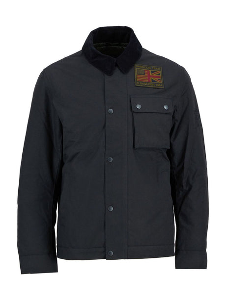 Giubbotto Barbour workers wax Uomo - Nero