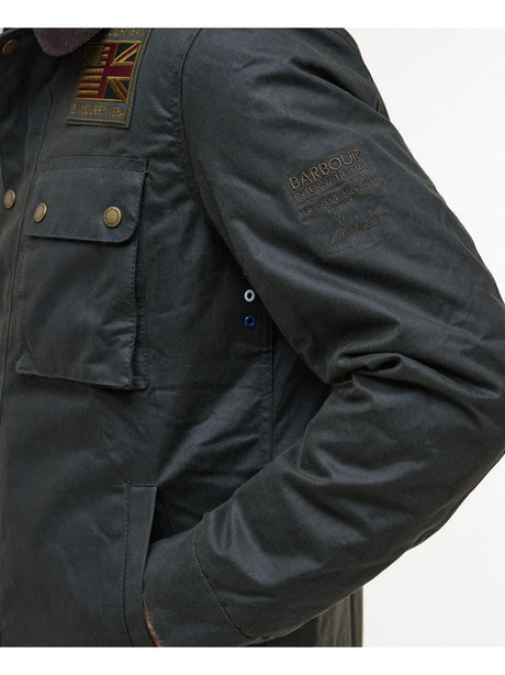 Giubbotto Barbour workers wax Uomo - Marrone