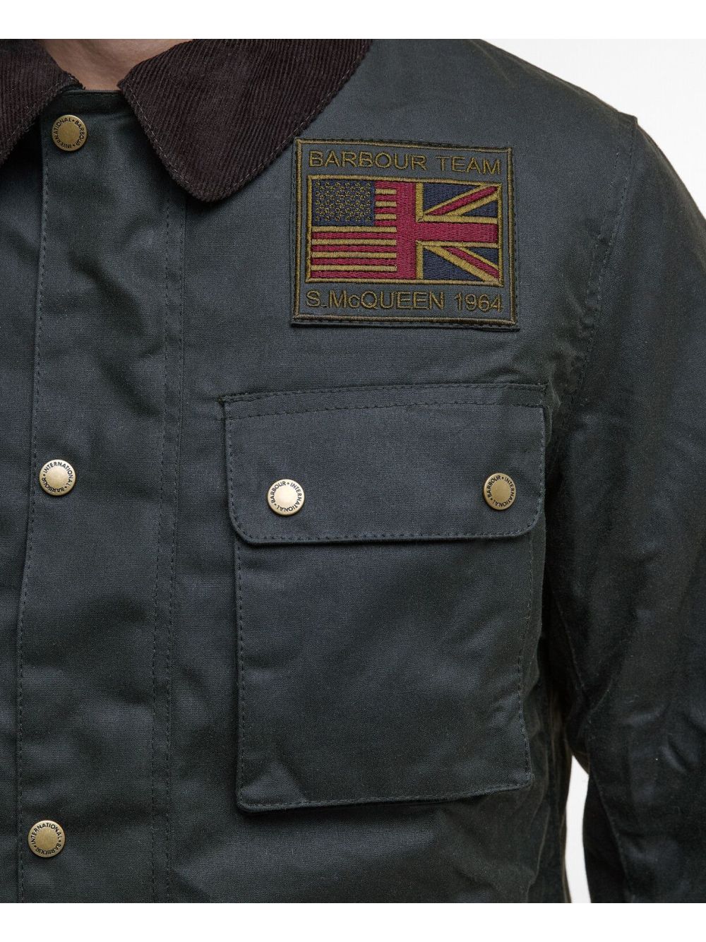 Giubbotto Barbour workers wax Uomo - Marrone