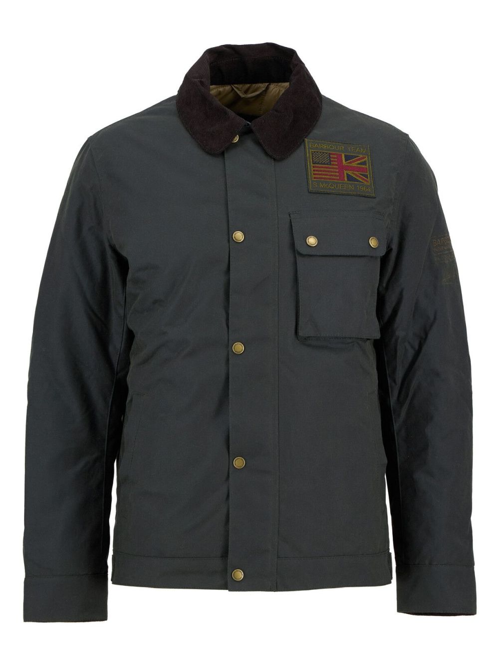 Giubbotto Barbour workers wax Uomo - Marrone