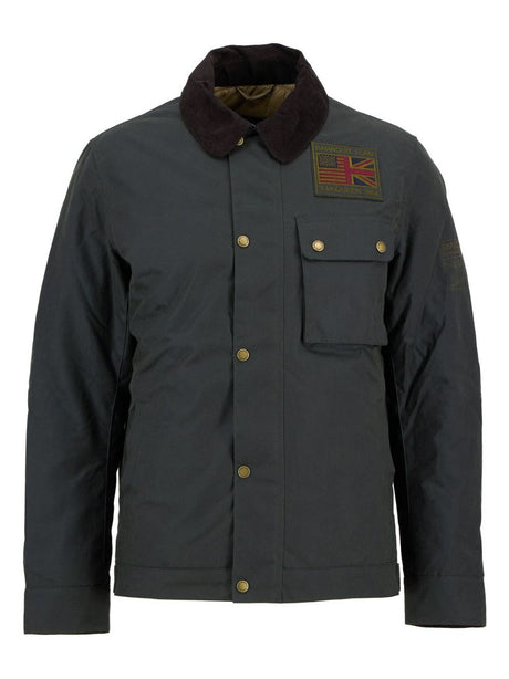 Giubbotto Barbour workers wax Uomo - Marrone