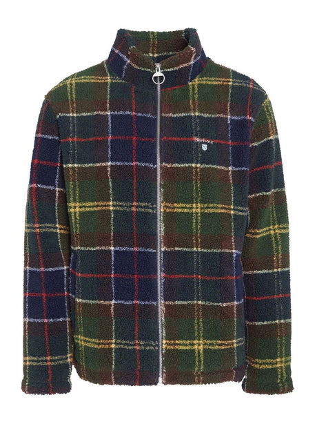 Felpa Barbour tartan fleece zip Uomo - Multicolore