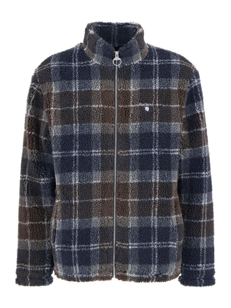 Felpa Barbour tartan fleece zip Uomo - Multicolore