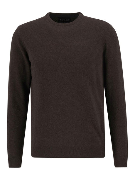 Pullover Barbour essential l/woll Uomo - Nero