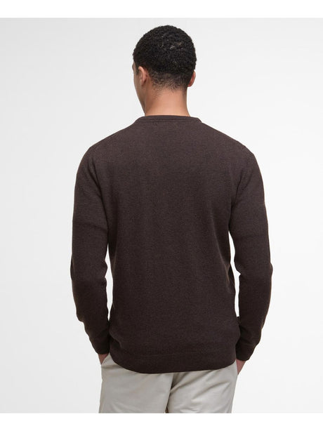 Pullover Barbour essential l/woll Uomo - Nero