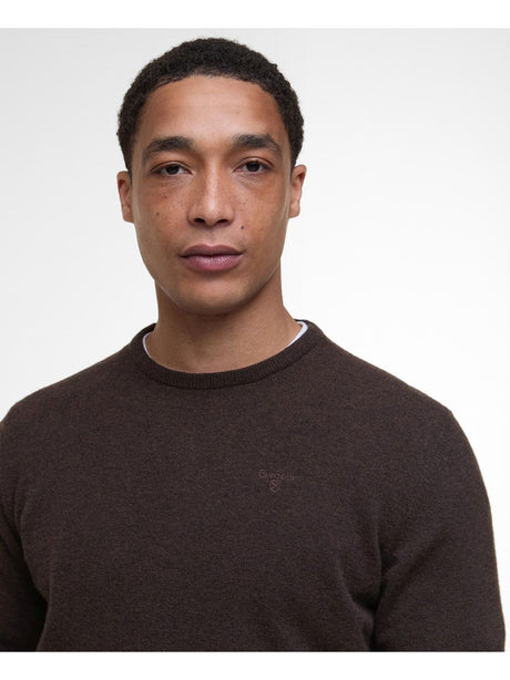 Pullover Barbour essential l/woll Uomo - Nero