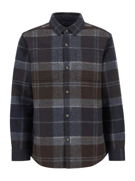 Camicia Barbour chapter tailored check Uomo - Blu