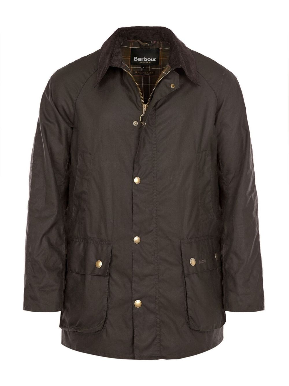 Giubbotto Barbour ashby wax Uomo - Oliva