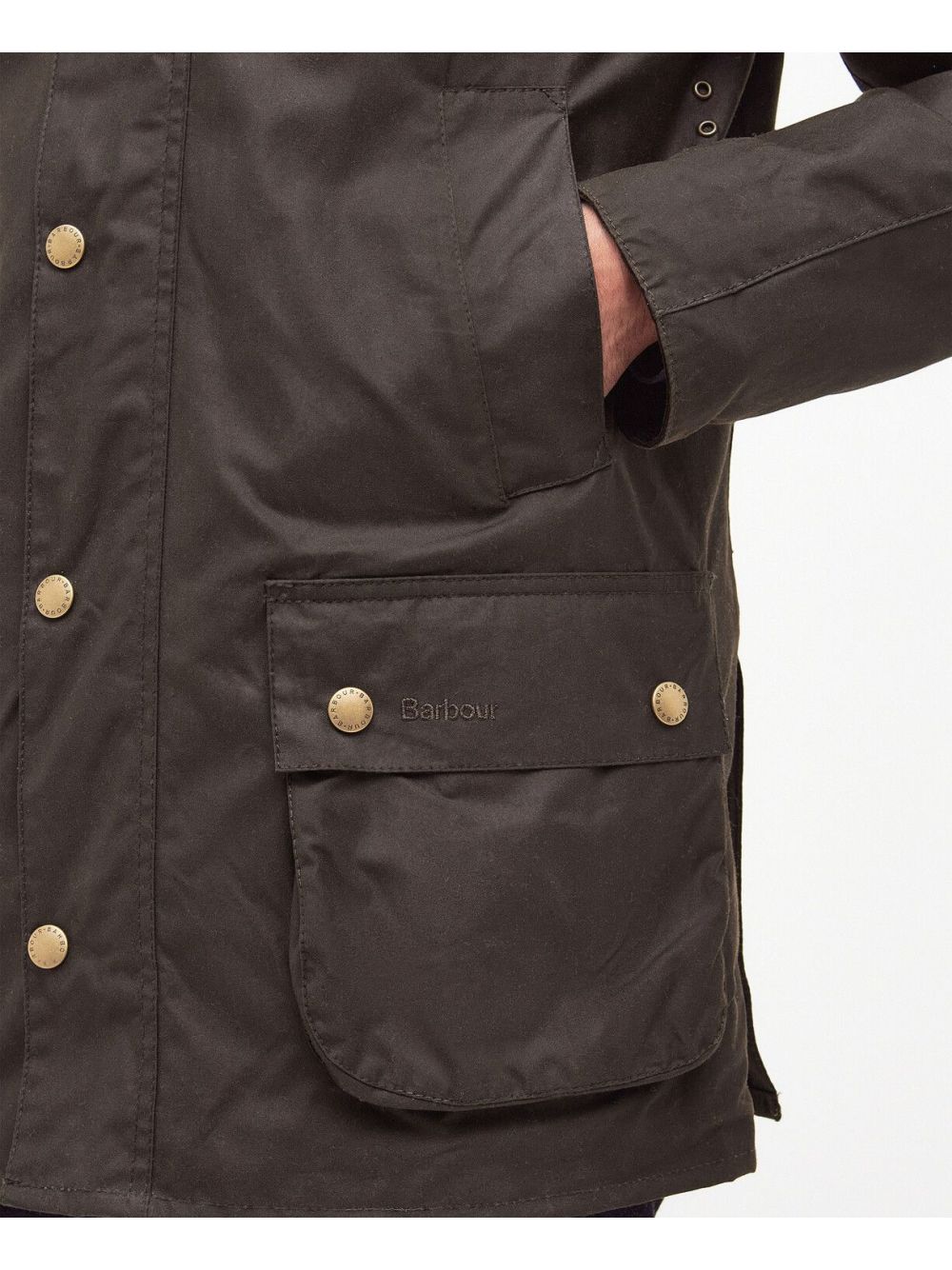 Giubbotto Barbour ashby wax Uomo - Oliva