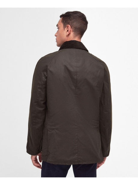 Giubbotto Barbour ashby wax Uomo - Oliva