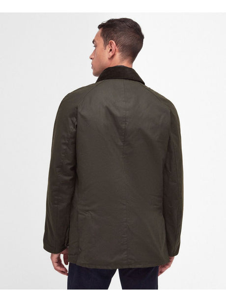 Giubbotto Barbour ashby wax Uomo - Oliva