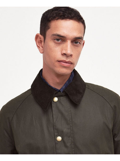 Giubbotto Barbour ashby wax Uomo - Oliva