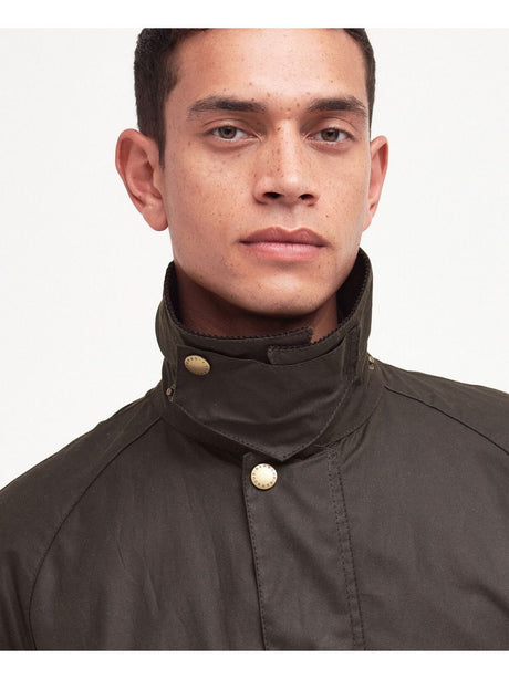 Giubbotto Barbour ashby wax Uomo - Oliva