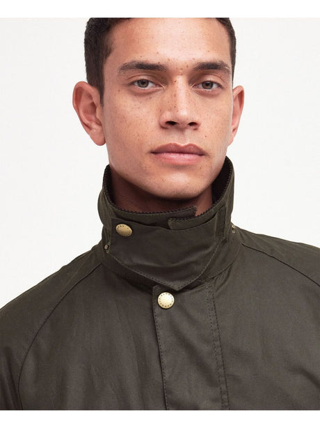 Giubbotto Barbour ashby wax Uomo - Oliva