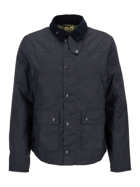 Giubbotto Barbour reelin wax Uomo - Navy