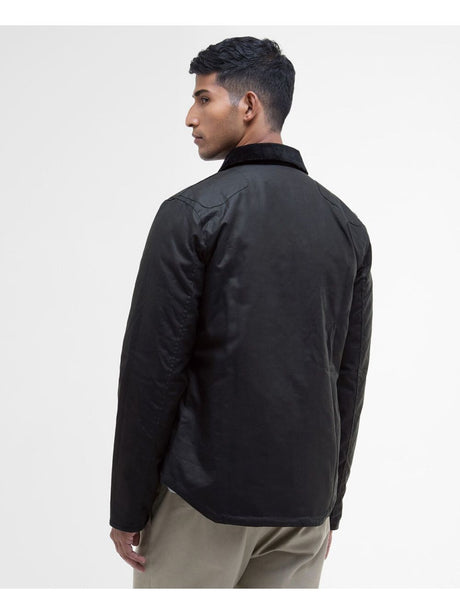 Giubbotto Barbour reelin wax Uomo - Navy