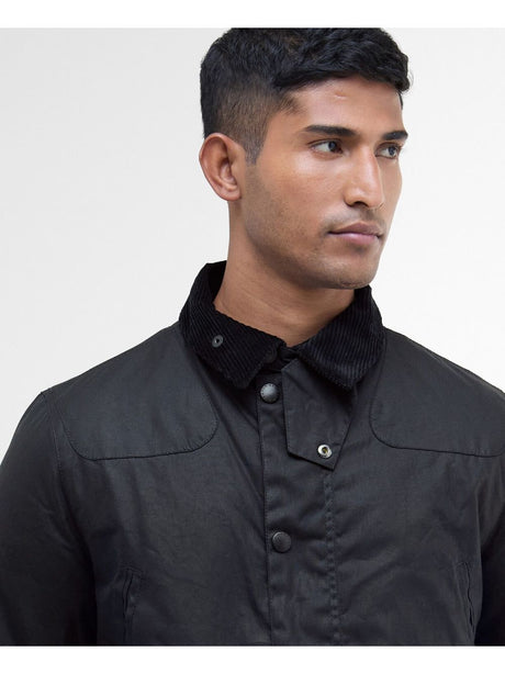 Giubbotto Barbour reelin wax Uomo - Navy