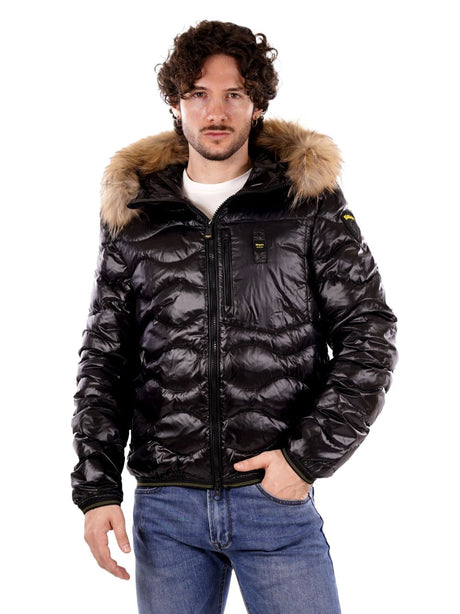 Giubbotto Blauer WAVEFUR Uomo - Nero
