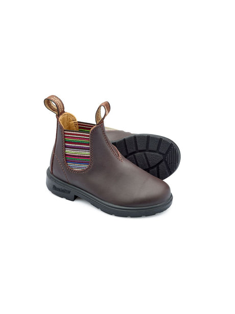 Stivaletti Blundstone leather Unisex Bambino - Marrone