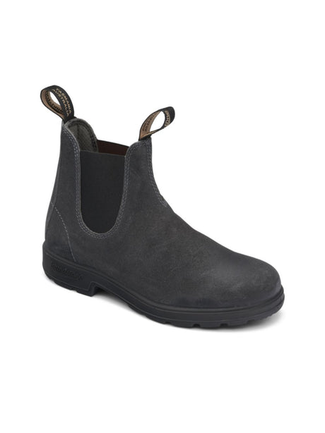 Stivaletti Blundstone 1910 Steel Grey Waxed Suede Uomo - Grigio