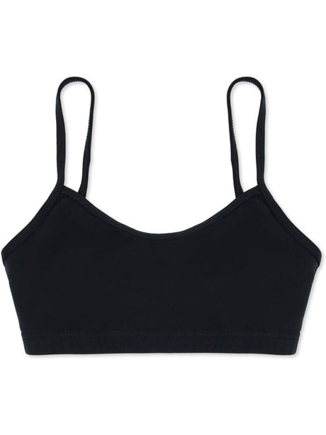 Top Sportivo Capezio piroutte leather Bambina - Nero
