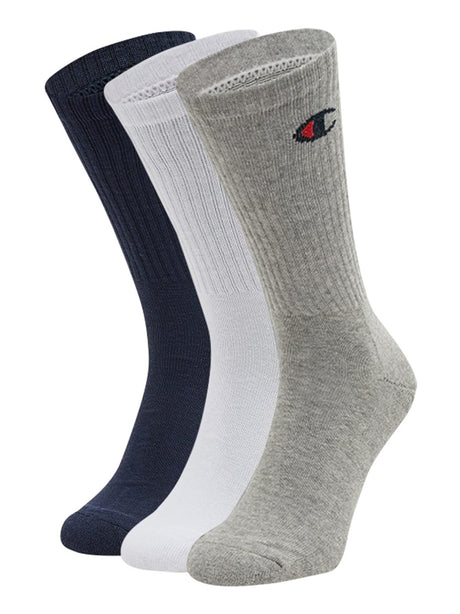 Calze Sportive Champion 3Pk Crew Uomo - Multicolore