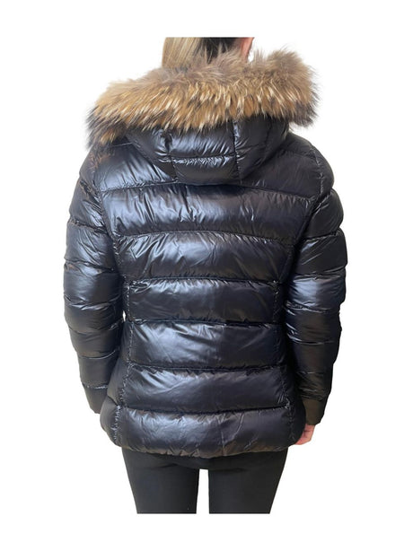 Piumino Ciesse Piumini RANGI REAL FUR Donna - Nero