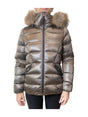 Piumino Ciesse Piumini RANGI REAL FUR Donna - Marrone