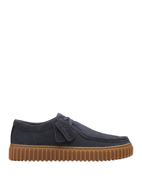 Scarpe Clarks torhill lo Uomo - Navy