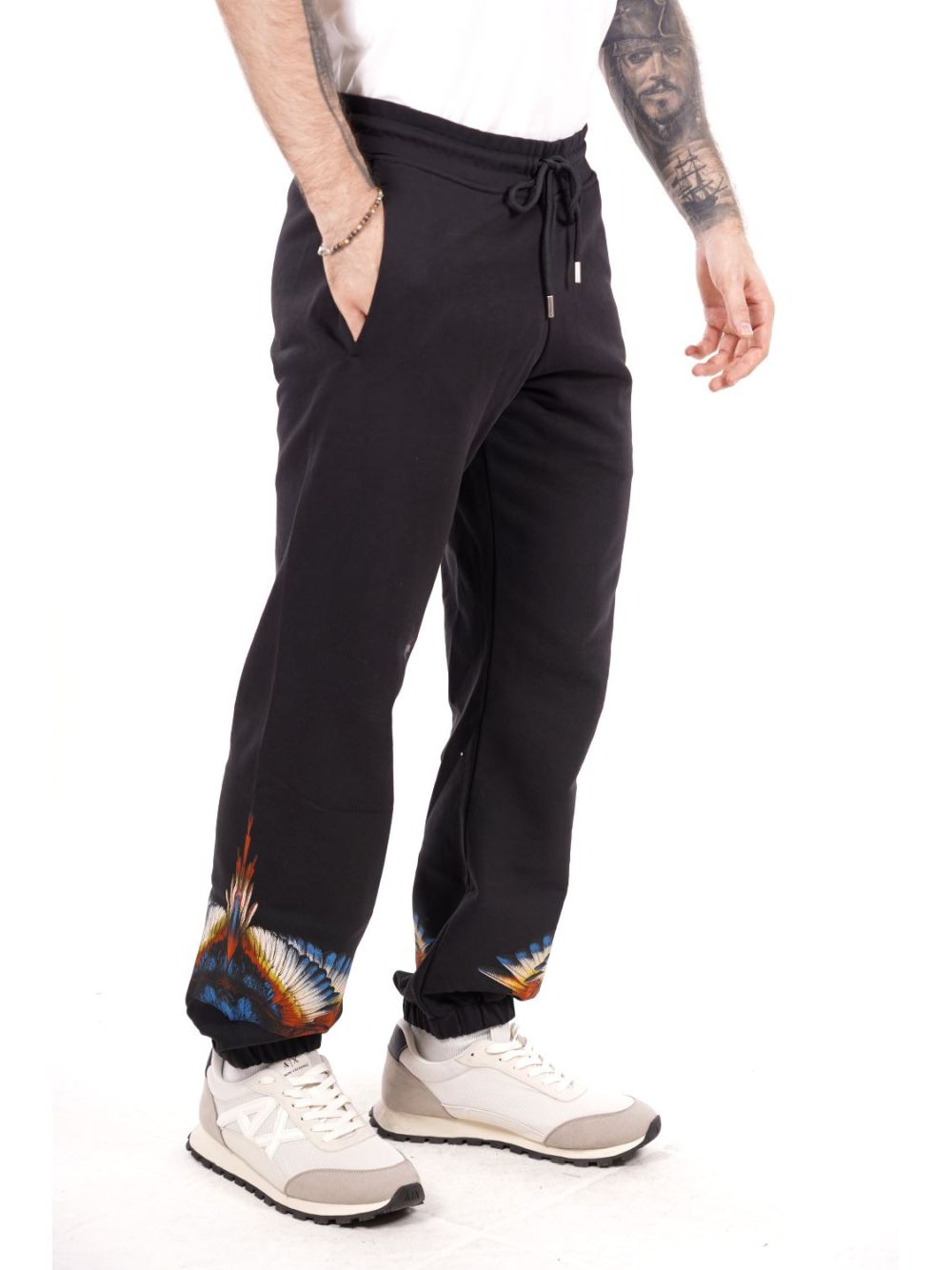Pantalone Felpa COUNTY OF MILAN Uomo - Nero