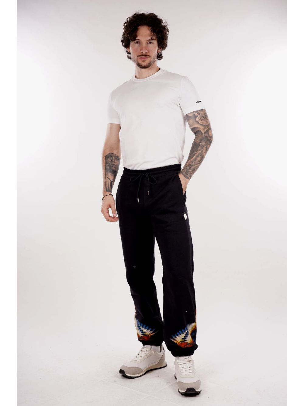 Pantalone Felpa COUNTY OF MILAN Uomo - Nero