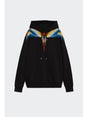 Felpa COUNTY OF MILAN logo wings colorfull Uomo - Nero