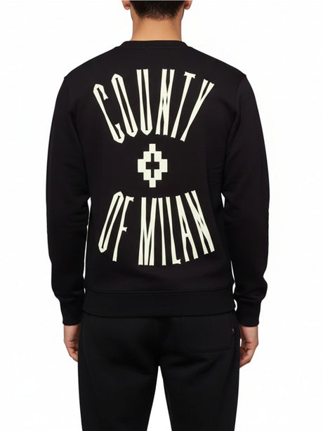 Felpa COUNTY OF MILAN Uomo - Nero
